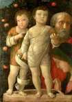Andrea Mantegna - The Holy Family with Saint John